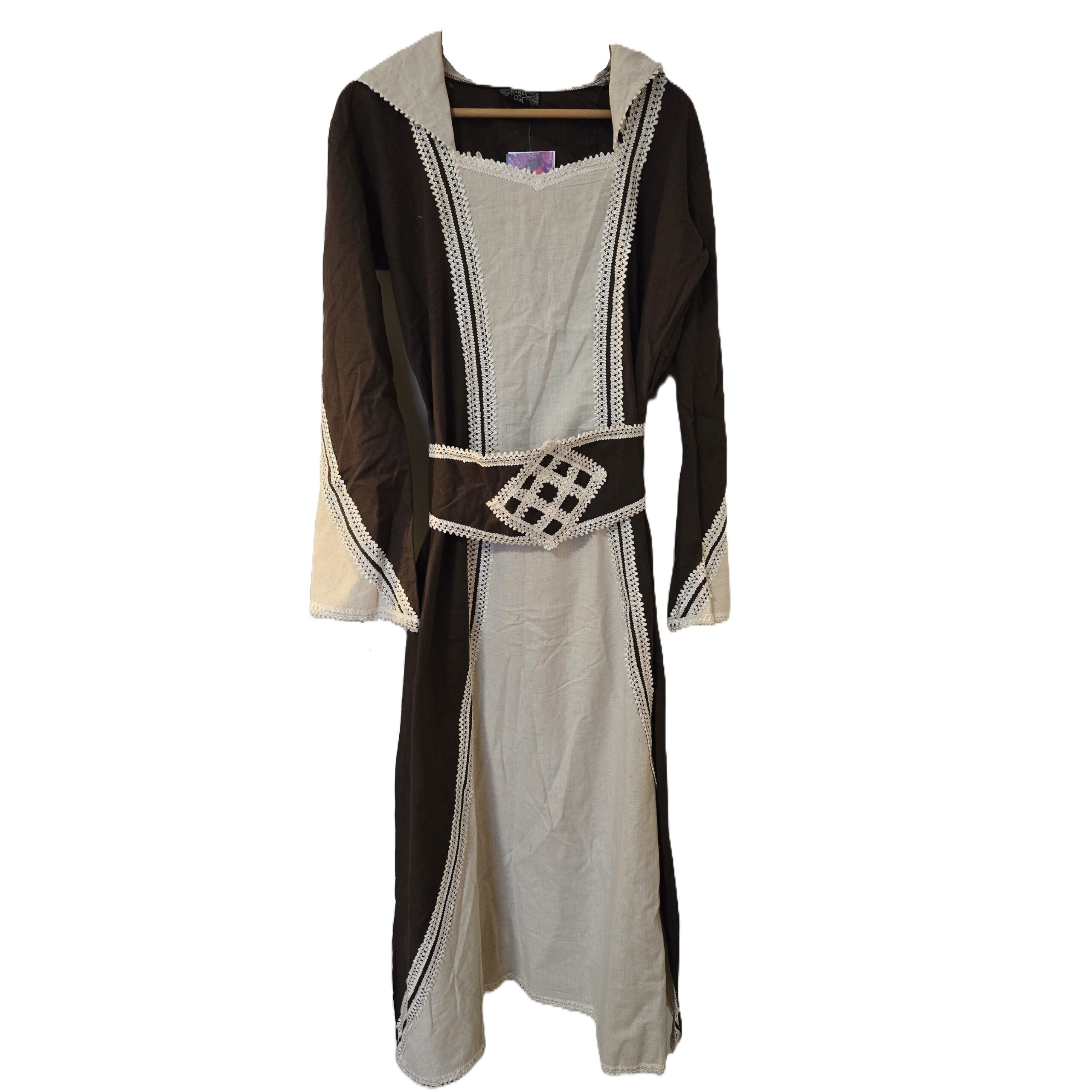 Mittelalterkleid braun/beige