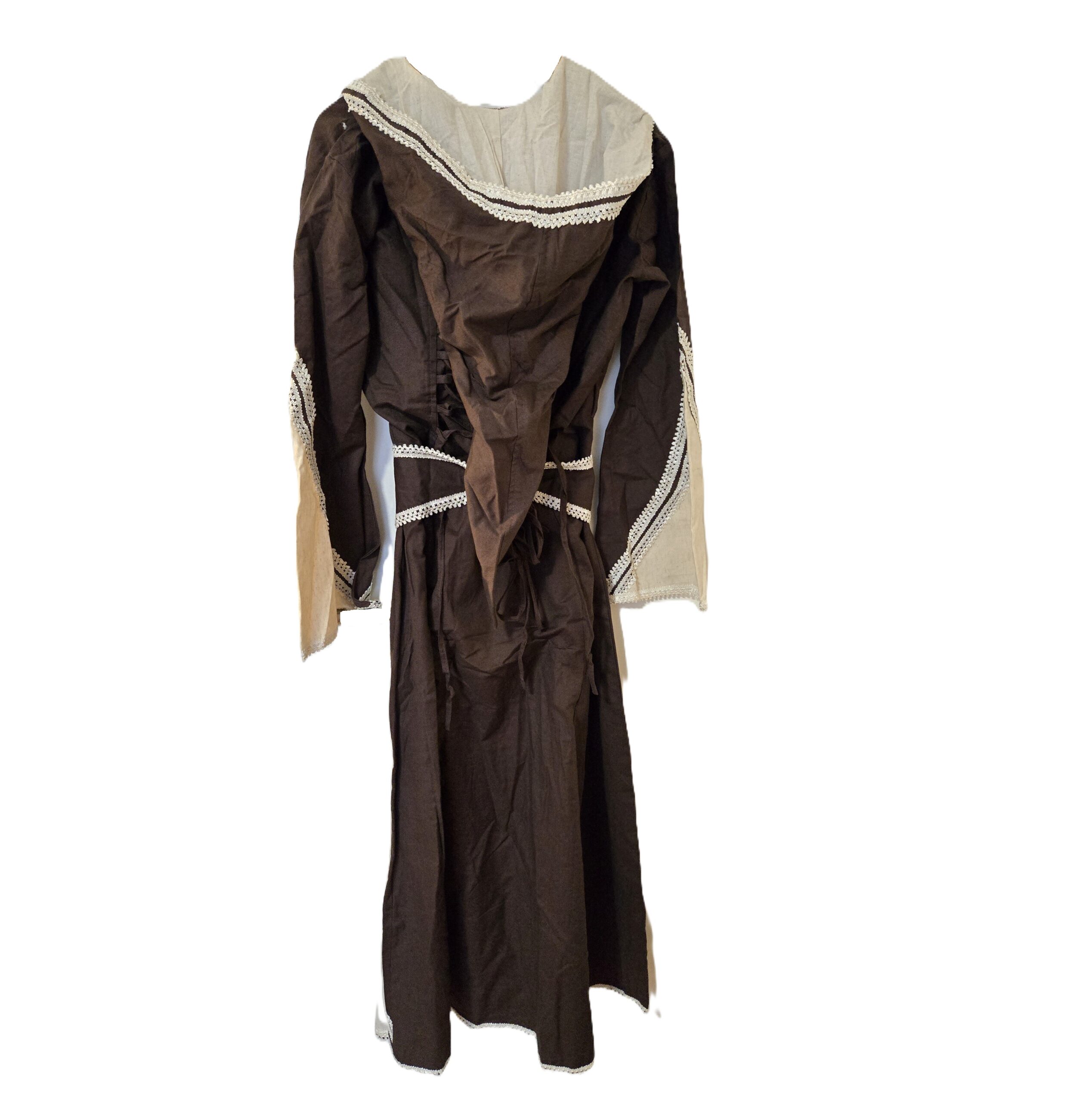 Mittelalterkleid braun/beige – Bild 3