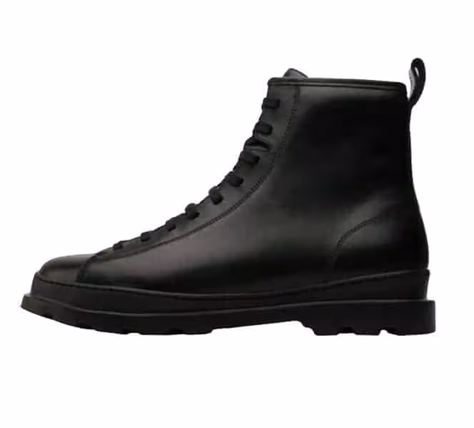 CAMPER Herren Brutus Mid Calf Boot, Schnürstiefelette, Schwarz, Größe 42 – Bild 2