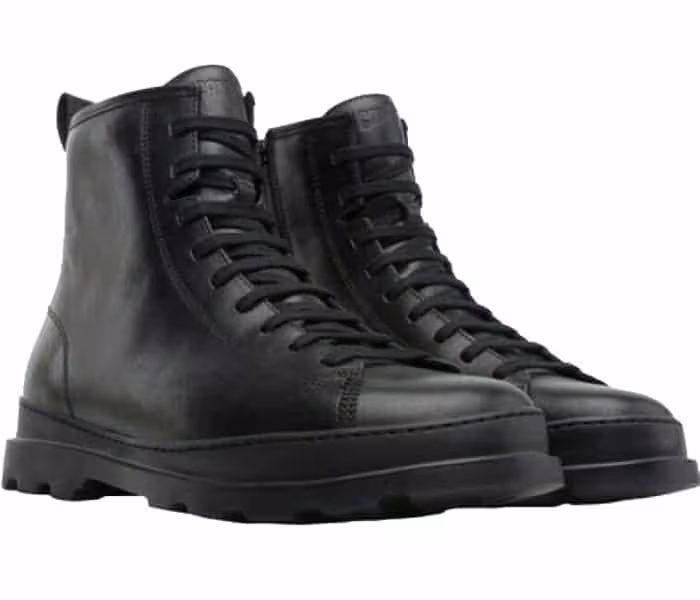 CAMPER Herren Brutus Mid Calf Boot, Schnürstiefelette, Schwarz, Größe 42 – Bild 5