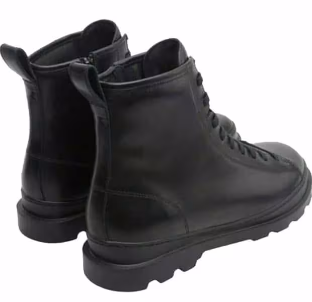CAMPER Herren Brutus Mid Calf Boot, Schnürstiefelette, Schwarz, Größe 42 – Bild 6