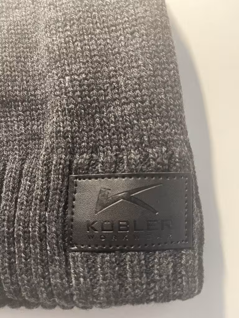 Kübler Beanie, Strickmütze in Anthrazit Meliert, Einheitsgröße – Bild 4