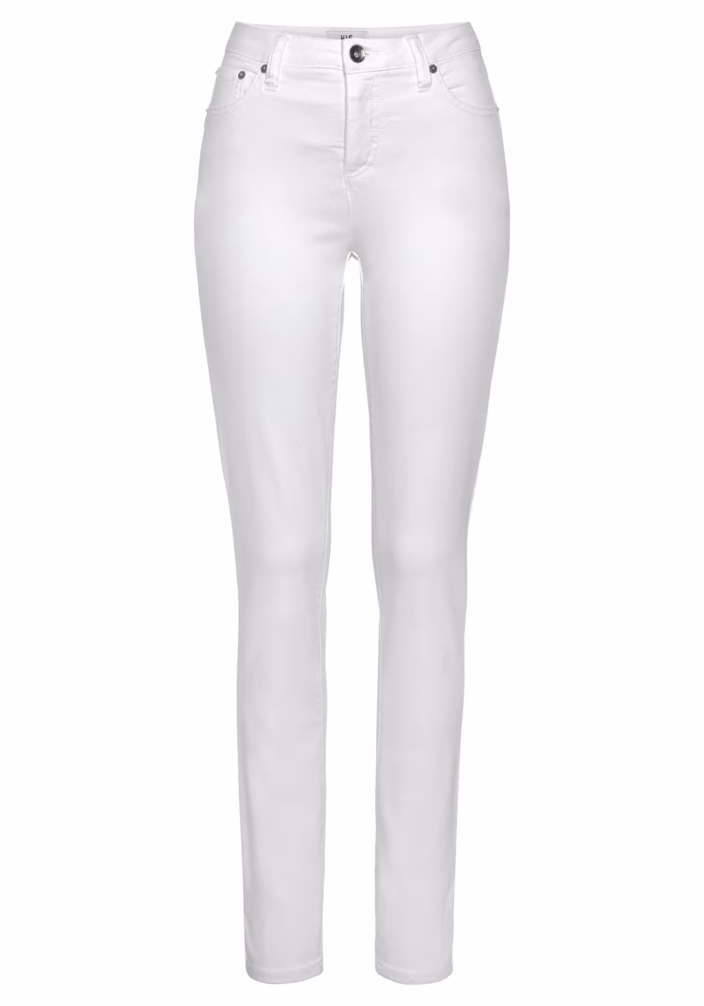 H.I.S. Skinny-fit-Jeans Shaping High-Waist, in Weiß, W36xL30 – Bild 2