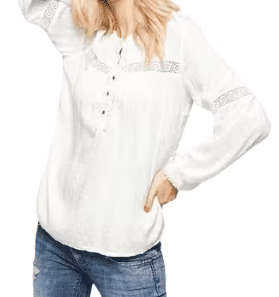 LTB Schlupfbluse JOKIRE, in Weiß, Größe 38 – Bild 4