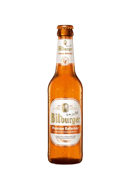 Bitburger Premium Kellerbier 4,9% Vol. 24 x 33 cl MW Flasche