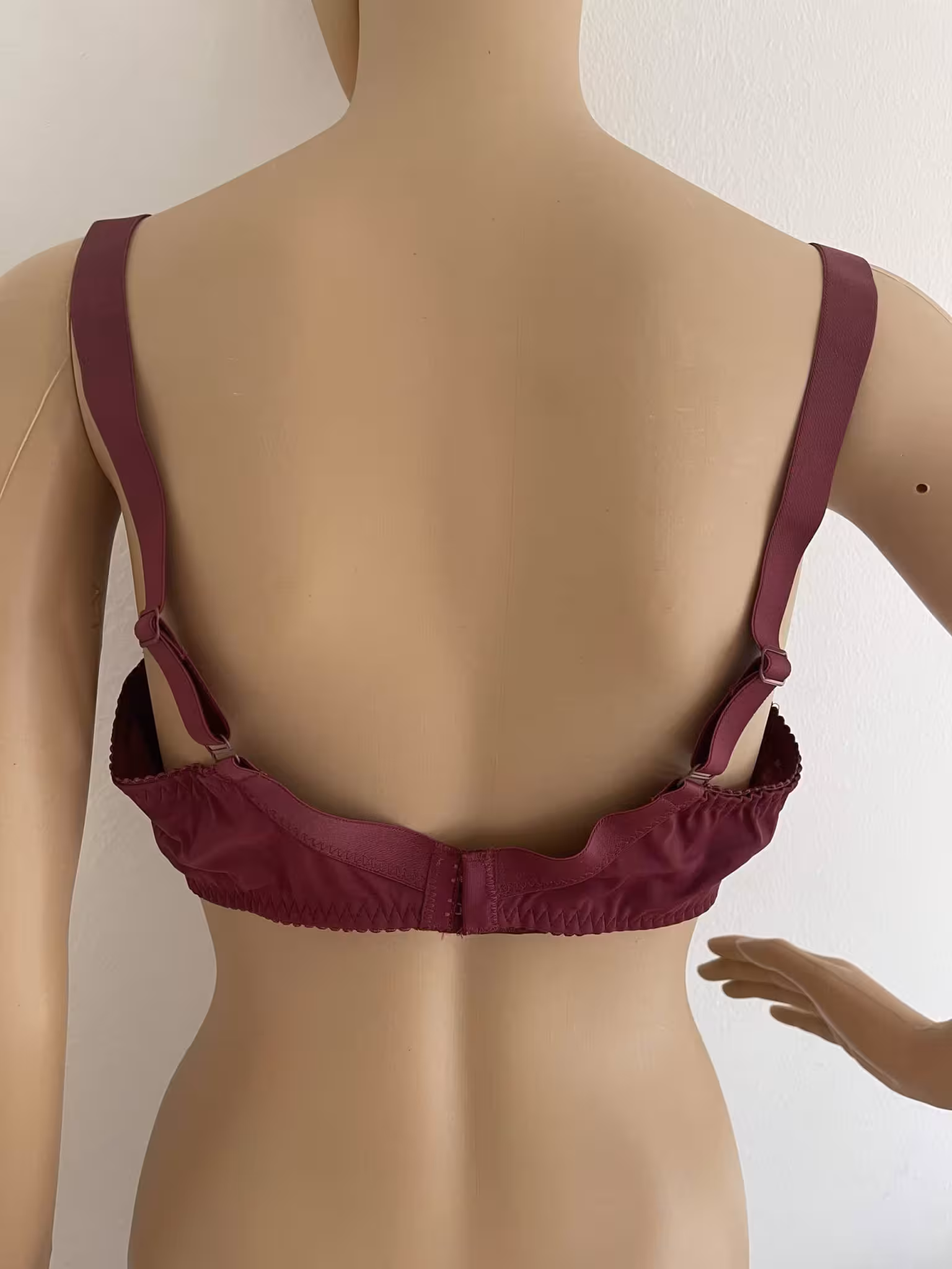 petite fleur klassischer Bügel-BH, in Marsala-Rot, Gr. 85D – Bild 5