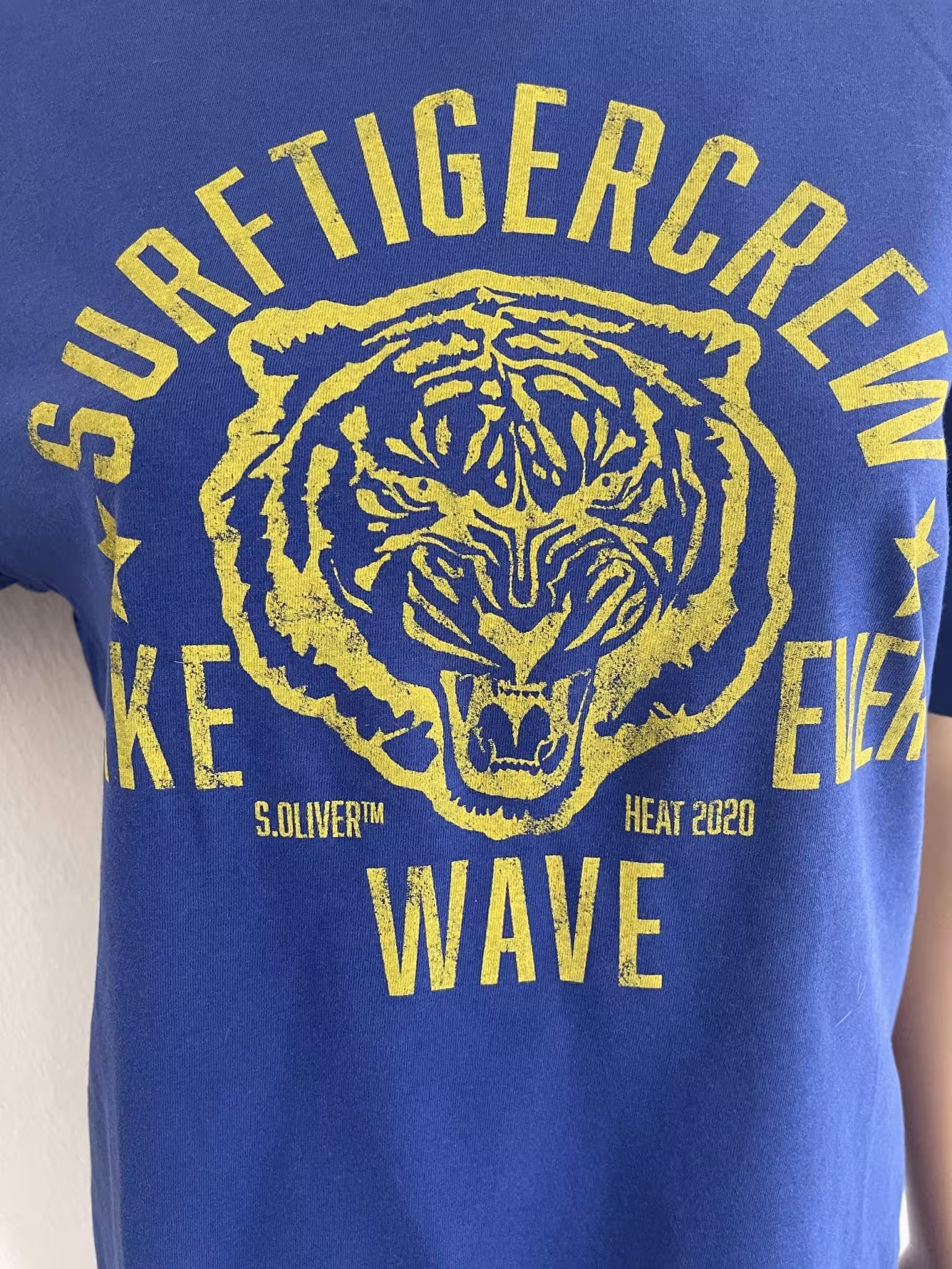 s.Oliver T-Shirt mit Front-Print, in Iris Blue, Bunt, Gr. L – Bild 3